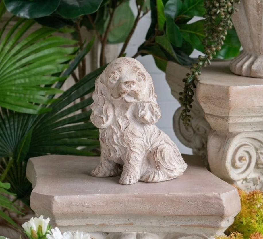 Cocker Spaniel Garden Statue