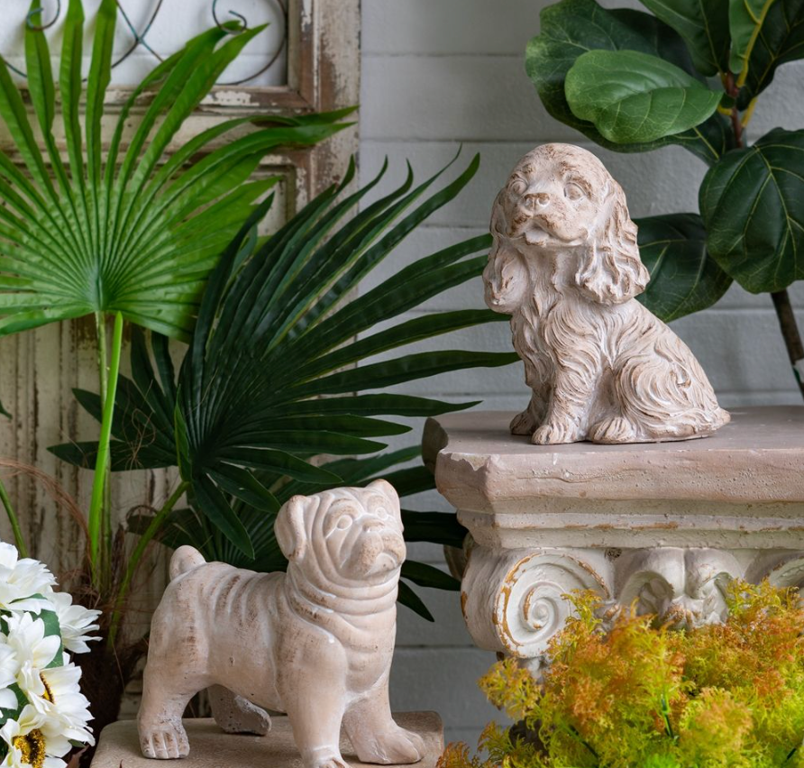 Cocker Spaniel Garden Statue
