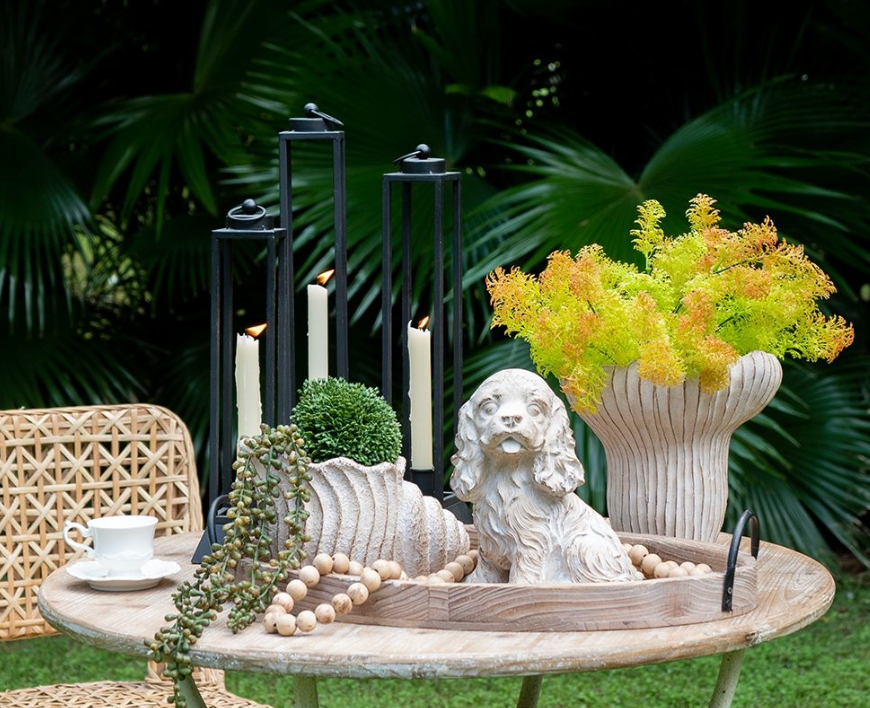 Cocker Spaniel Garden Statue