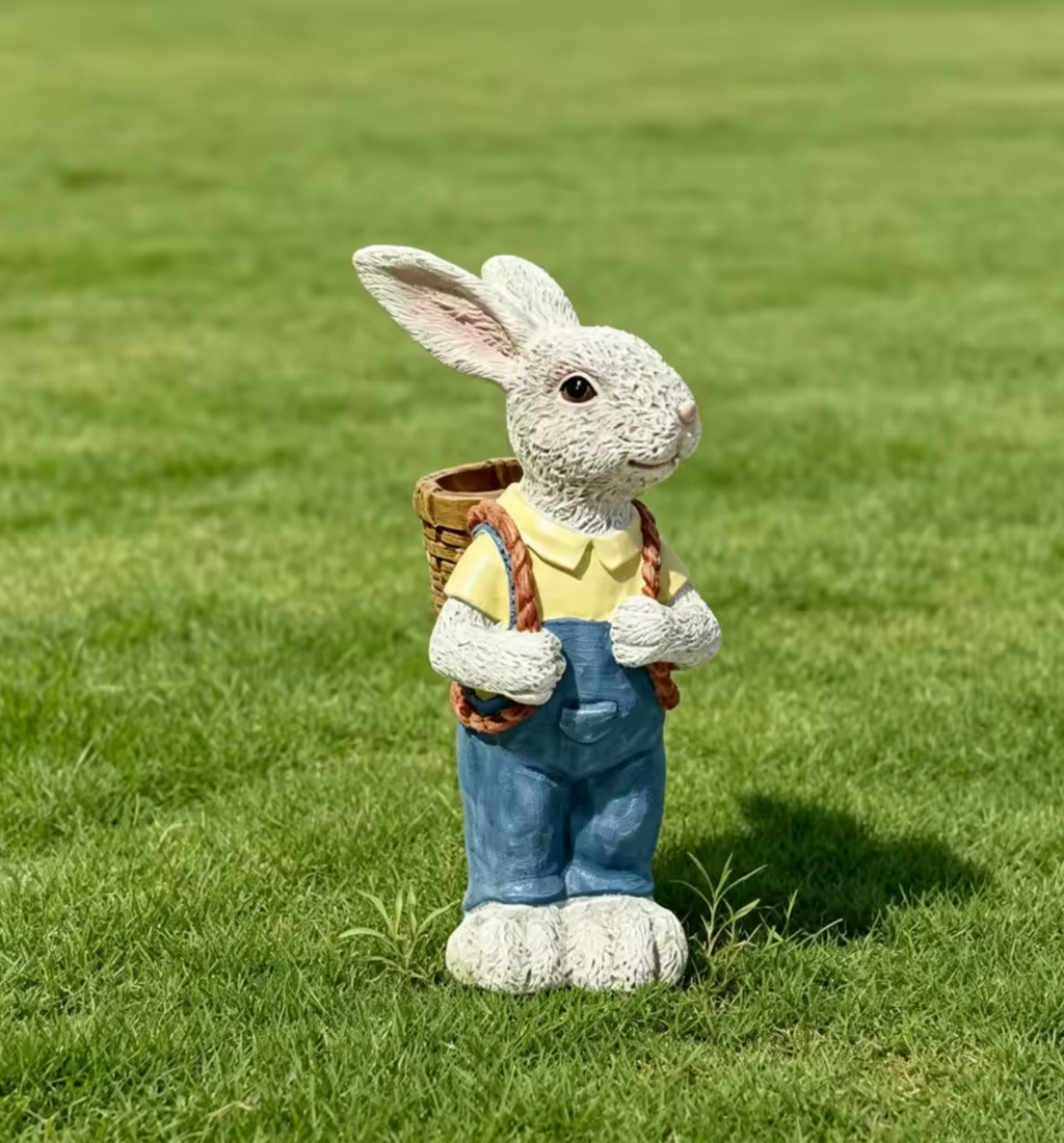 Rabbit Planter Garden Statue