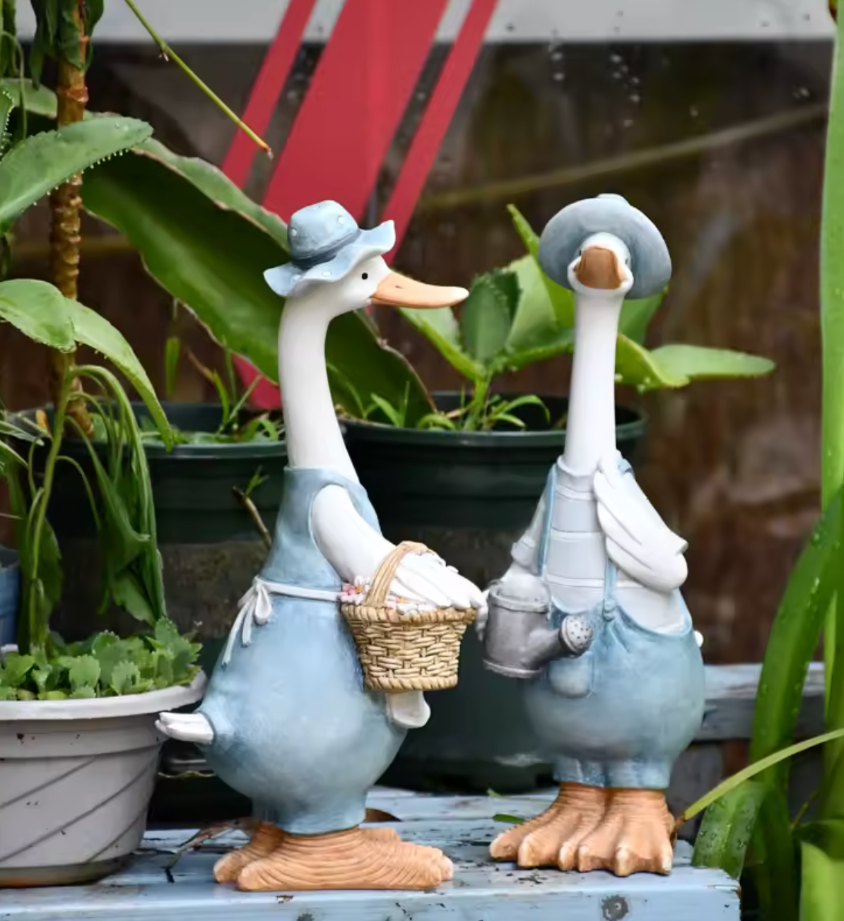 Nordic Duck Garden Statue