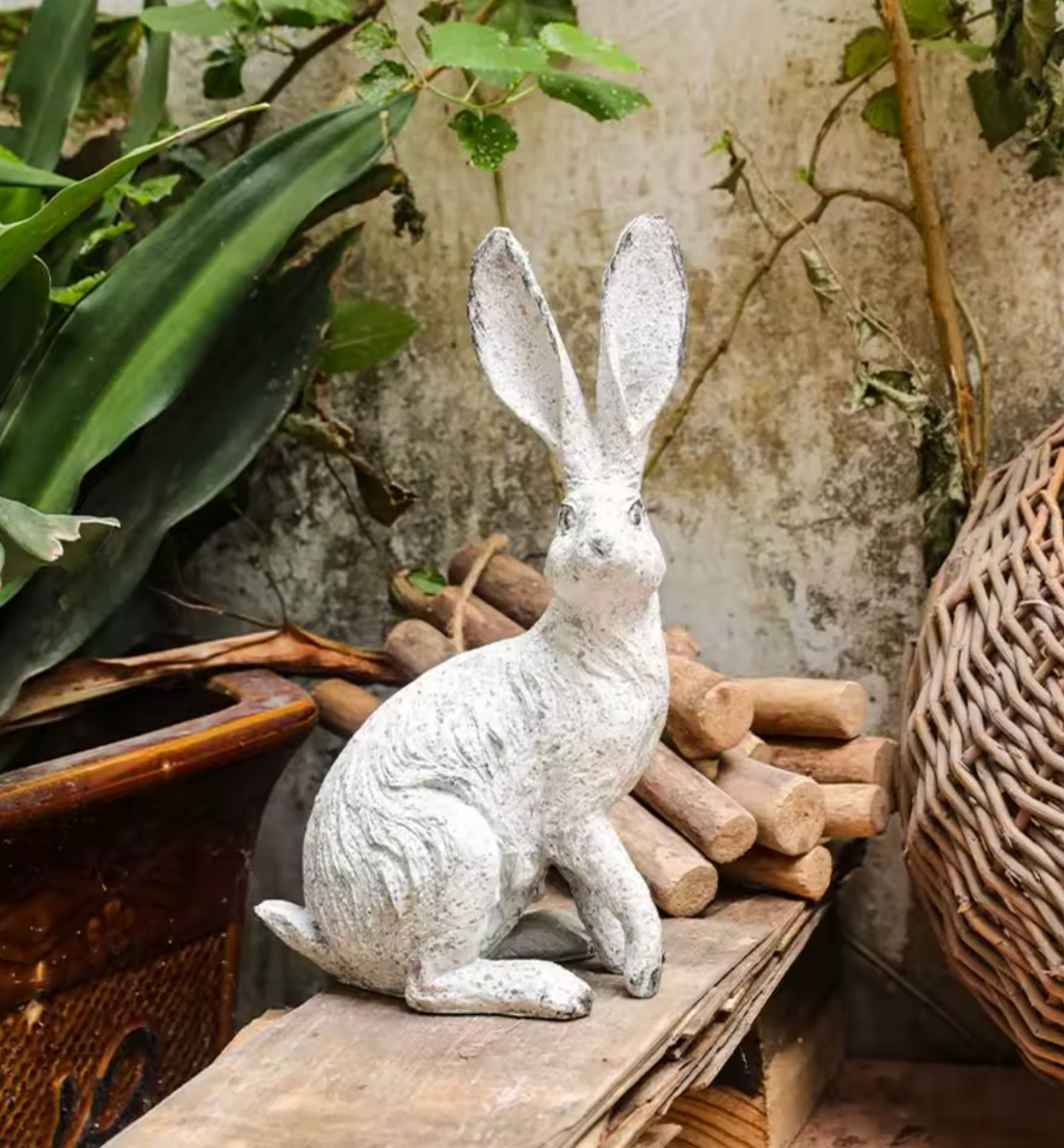 White Rabbit Garden Statues