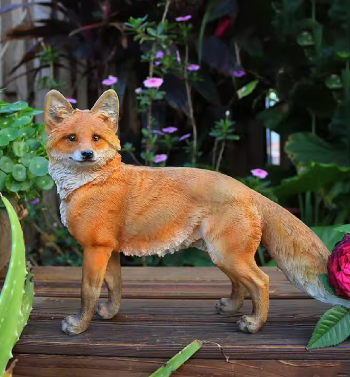 Fox Garden Statue