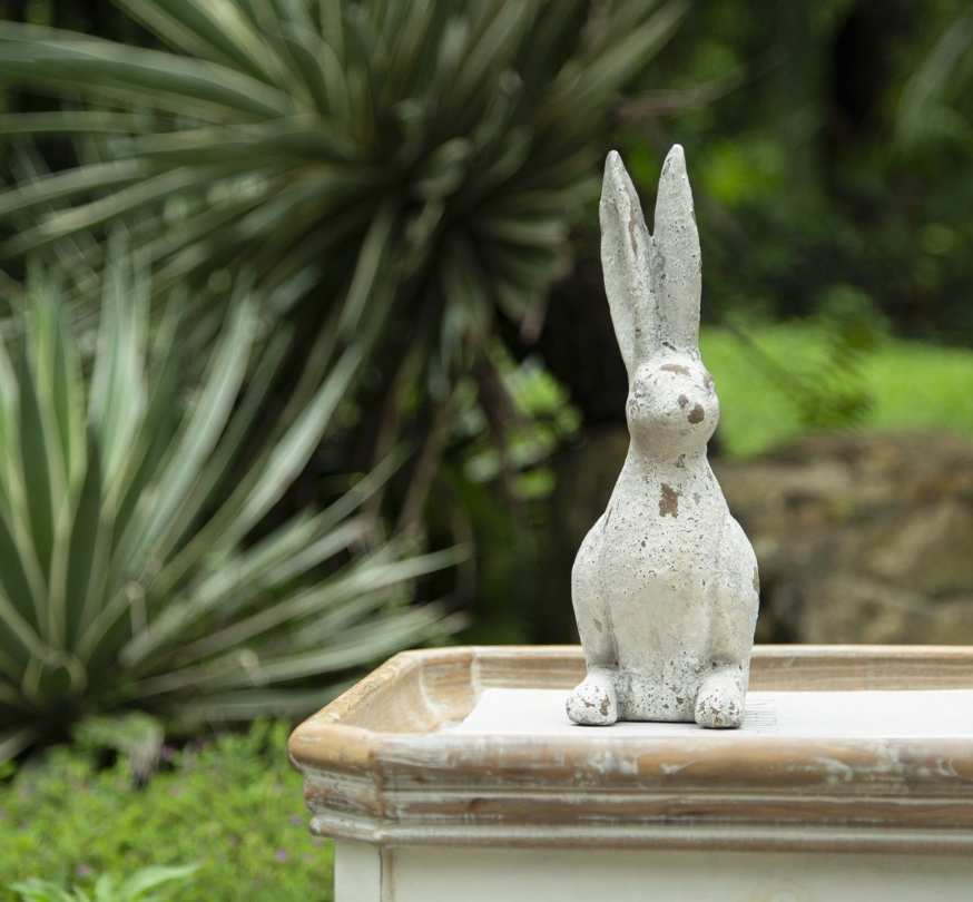 White Rabbit Garden Statue