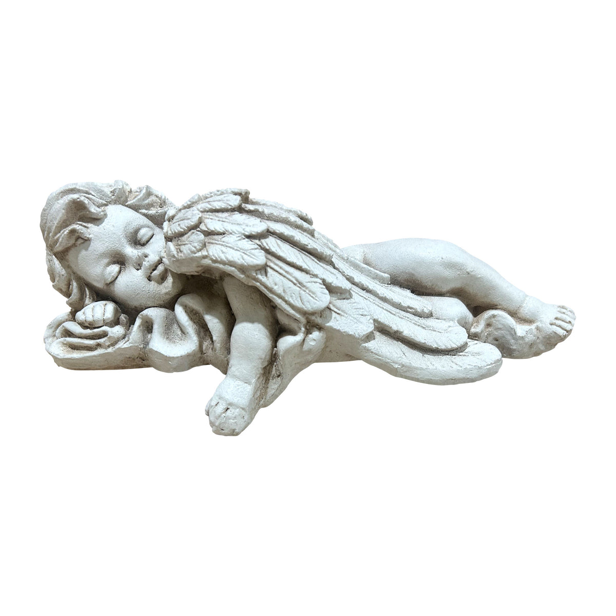 Reclining Angel Garden Statue