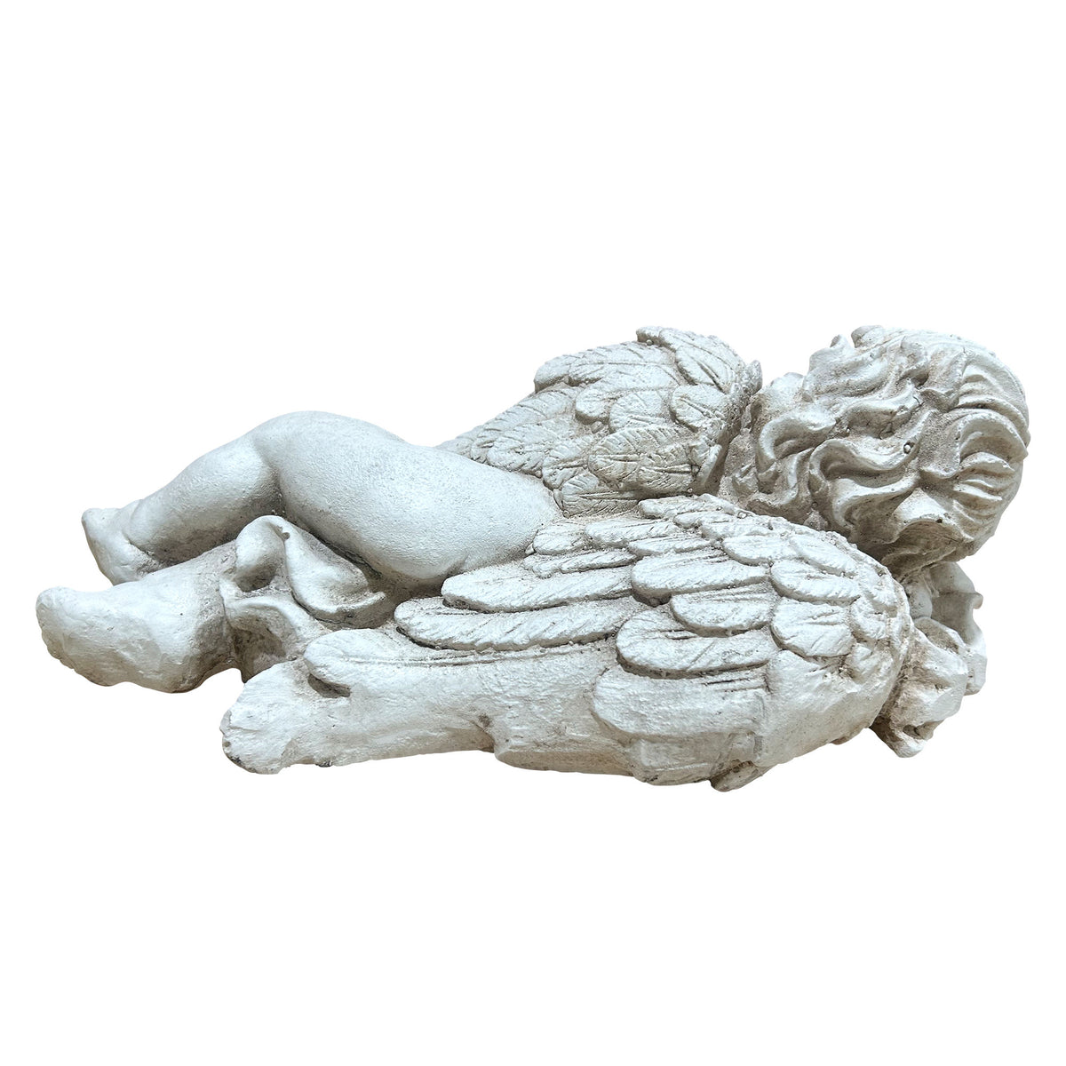 Reclining Angel Garden Statue