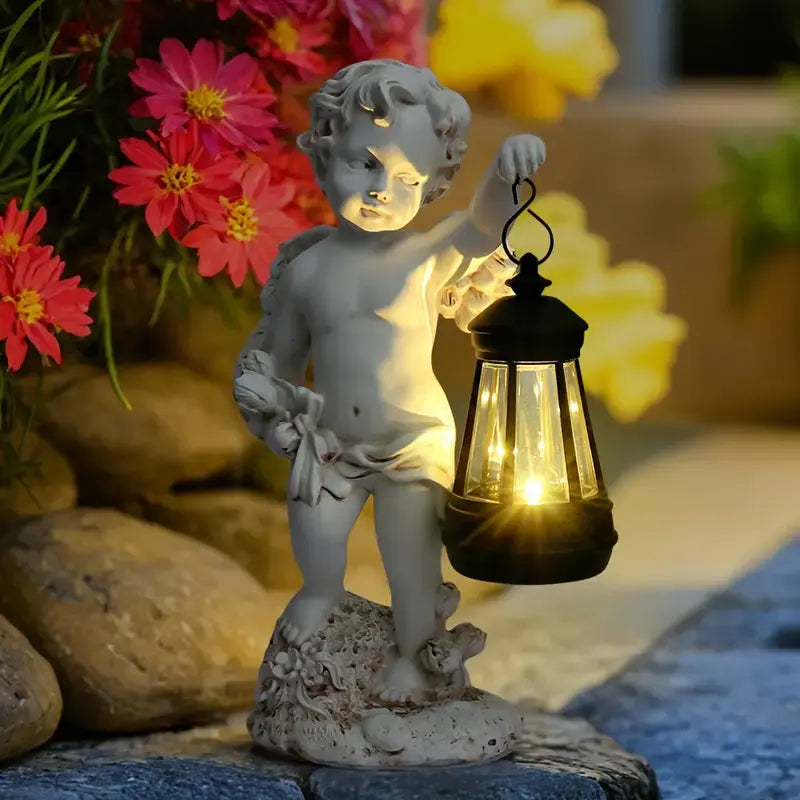 Solar Angel Garden Statue