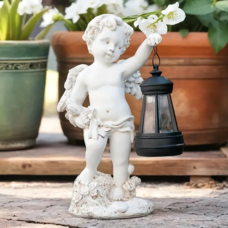 Solar Angel Garden Statue