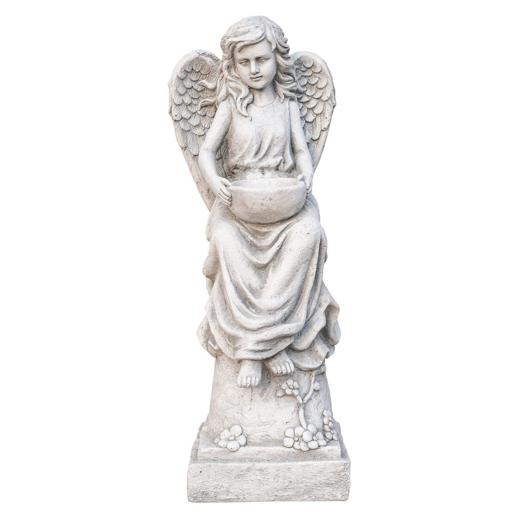 Angel with Bowl Garden Statue