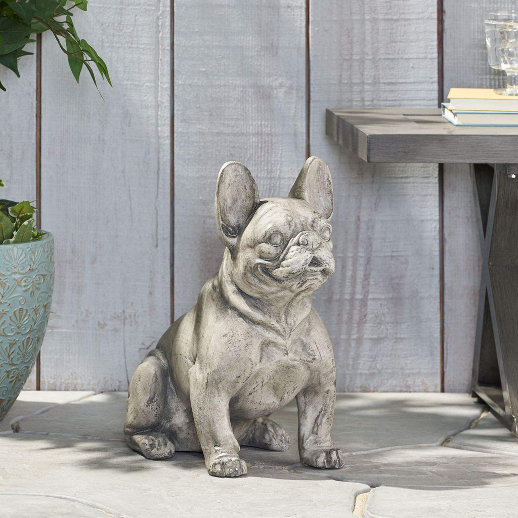 French Bulldog Garden Statue
